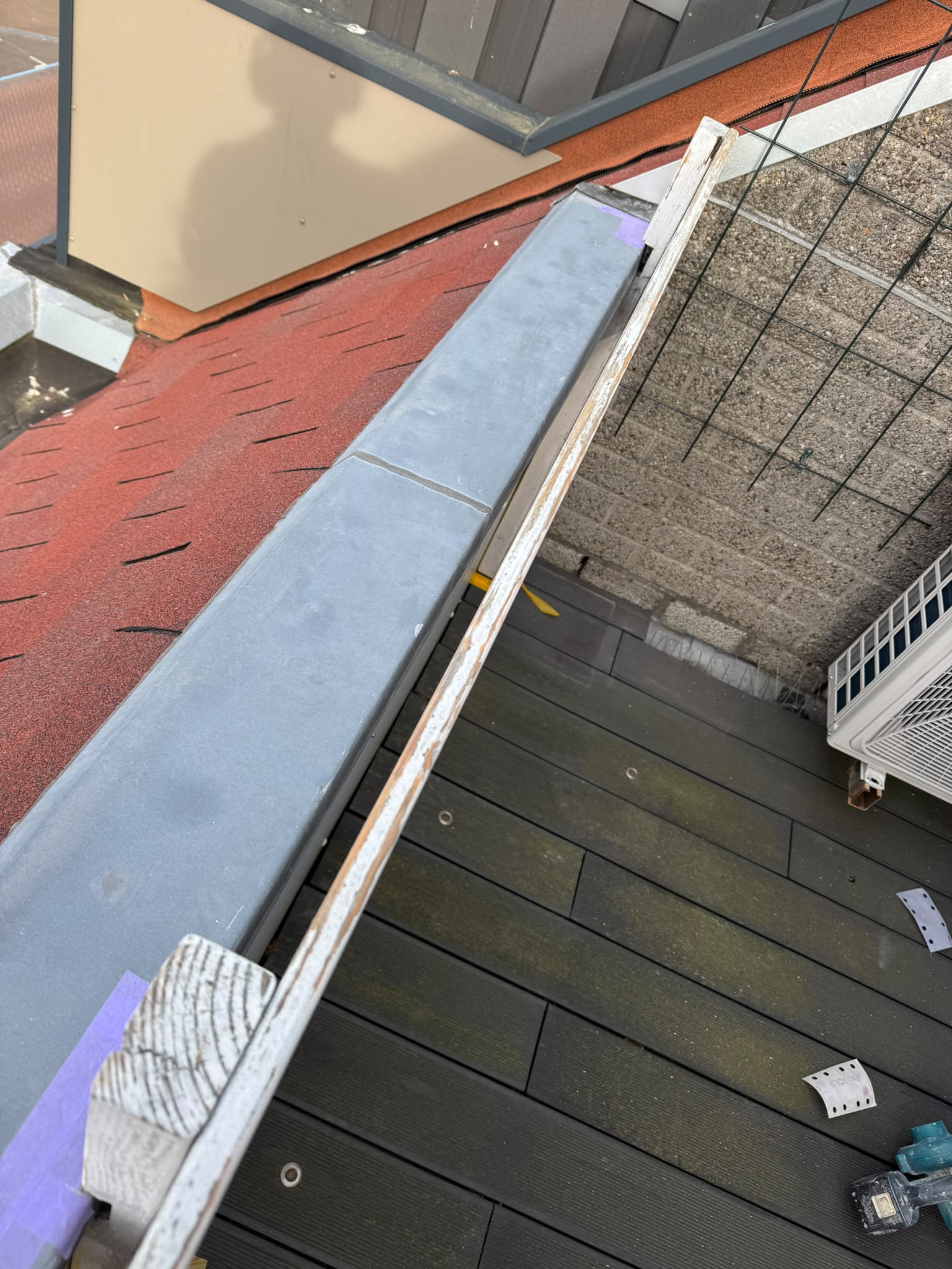 Onderhoud aan dakrand en gevelbekleding